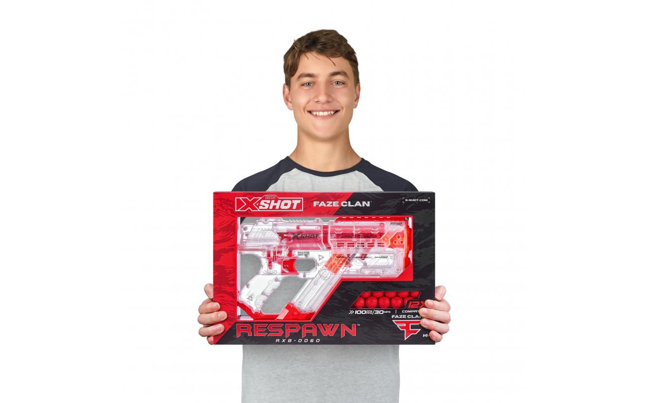 X-shot Faze Clan Respawn RXB-0060 met 12 dartballs