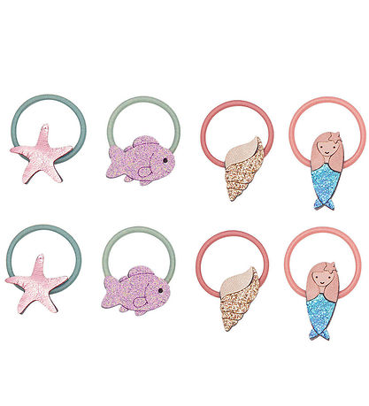 Mimi & Lula Haargummis - 8er-Pack - Mini Mermaid Sealife