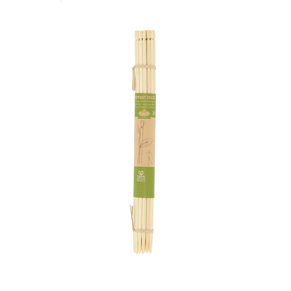 Esschert Design Bamboe Steunstokken S Bruin20 stuks
