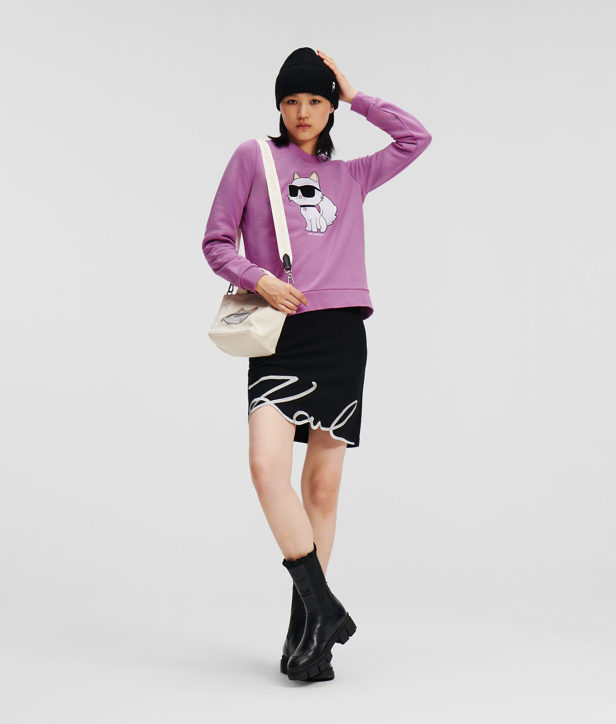 SWEAT-SHIRT CHOUPETTE KARL IKONIK