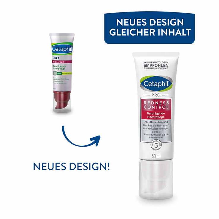 Cetaphil Pro RednessControl beruhigende Nachtpflege, 50 ml