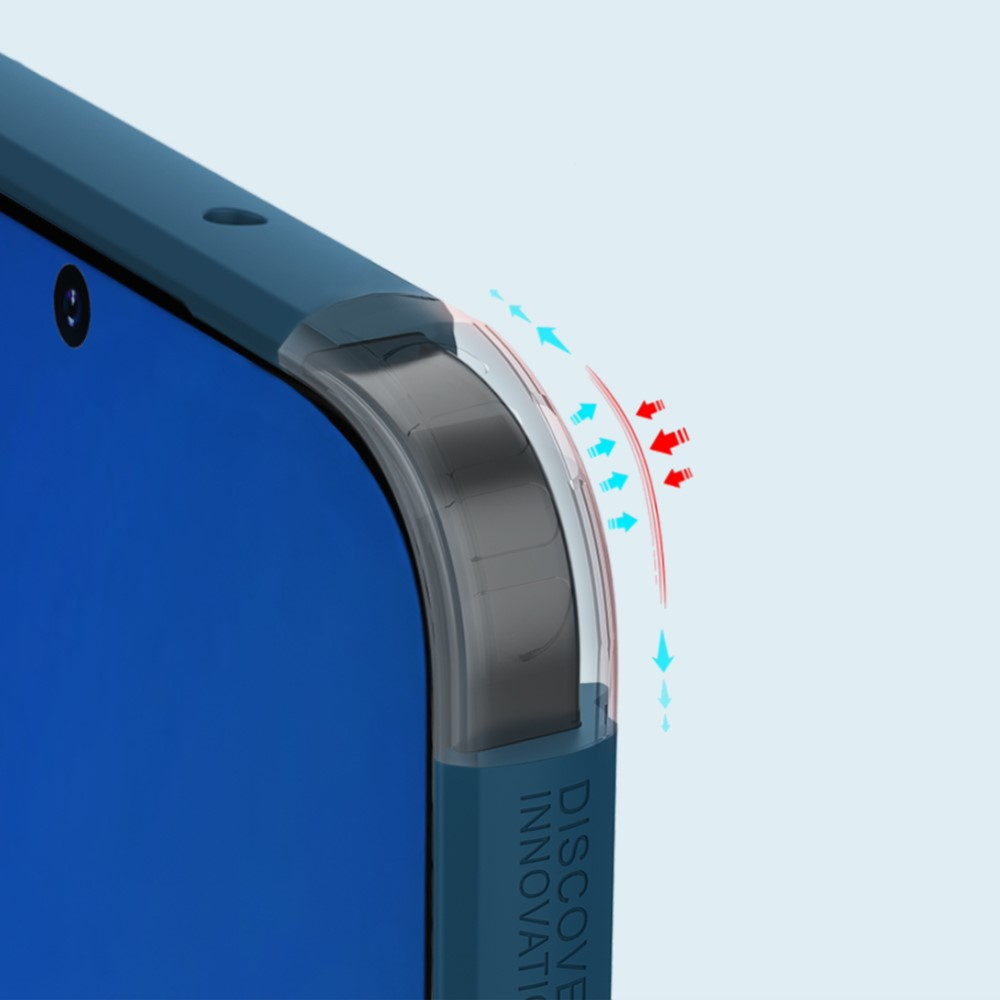 Samsung Galaxy S22 5G Hardcase Schutzhülle Grip Design - Schwarz