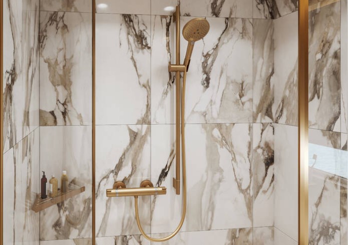 Hansgrohe AddStoris shampoohouder brons geborsteld