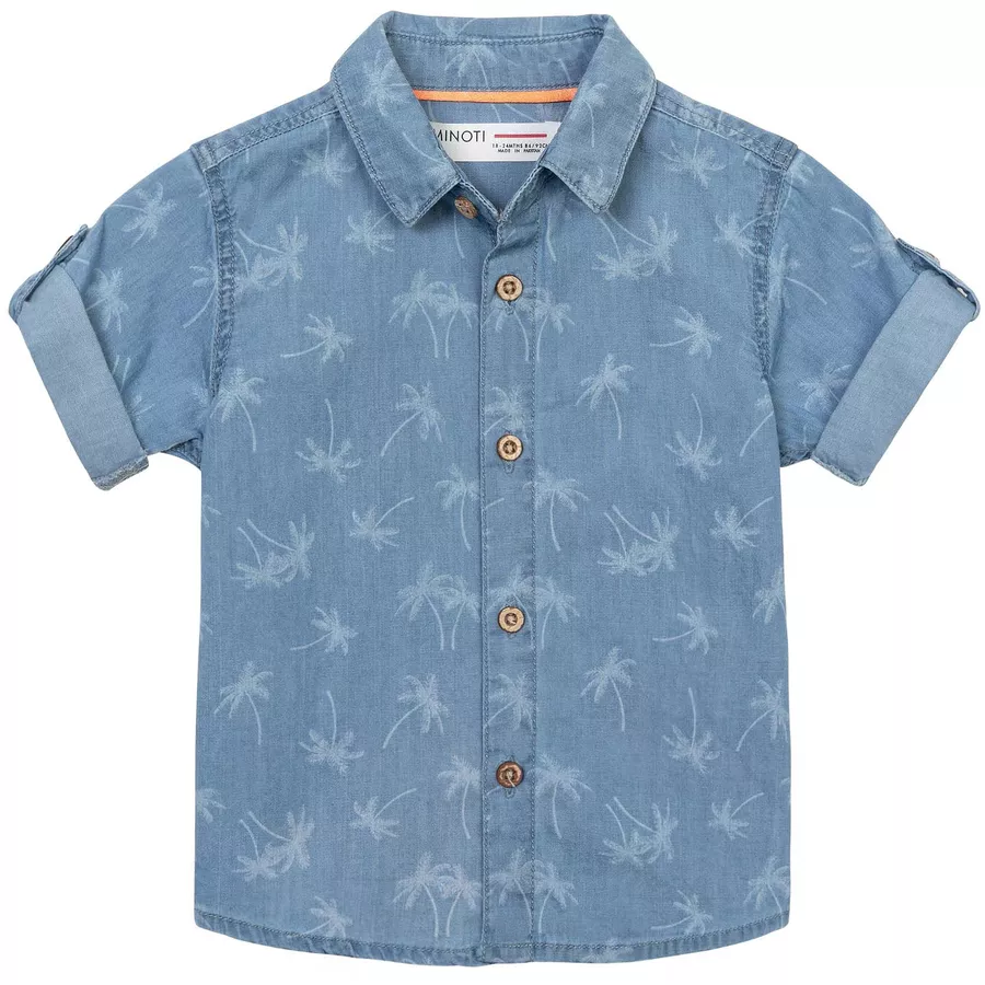 MINOTI T-Shirt und Hose im Set - Denim-BlauDunkelblau