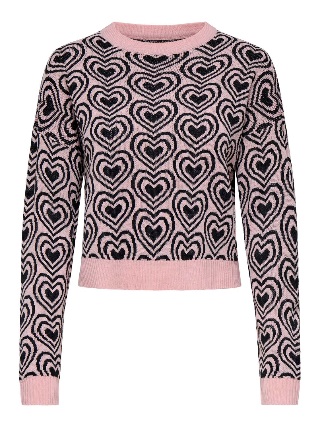 ONLBETTY Strickpullover Silver Pink