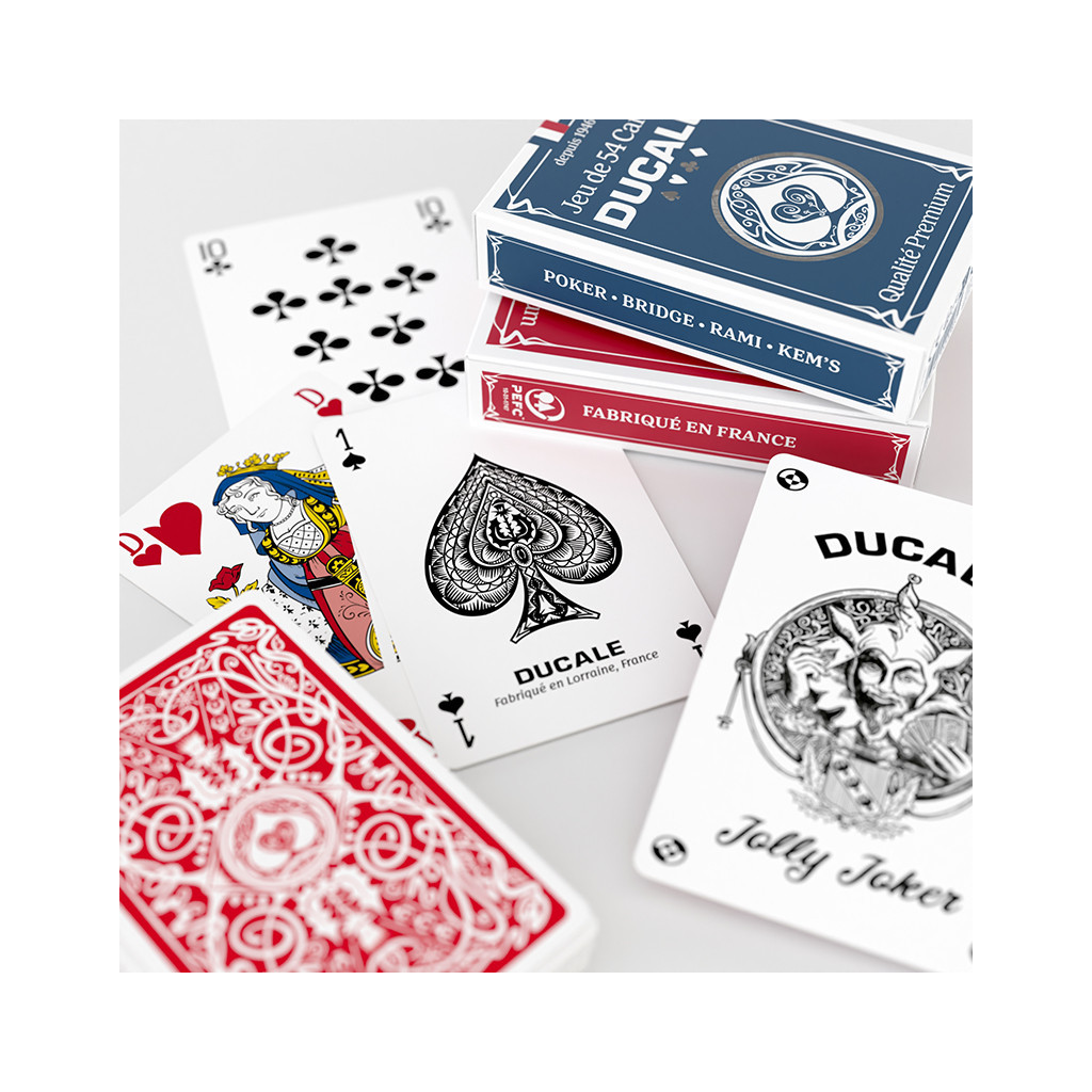 Jeu de 2x54 Cartes - Qualité Premium - Ducale