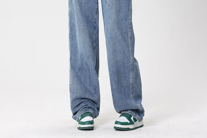 Keiko Girl - Gewassen denim jumperbroek