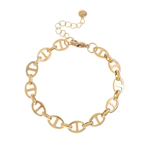Bracelet esmé maille - doré