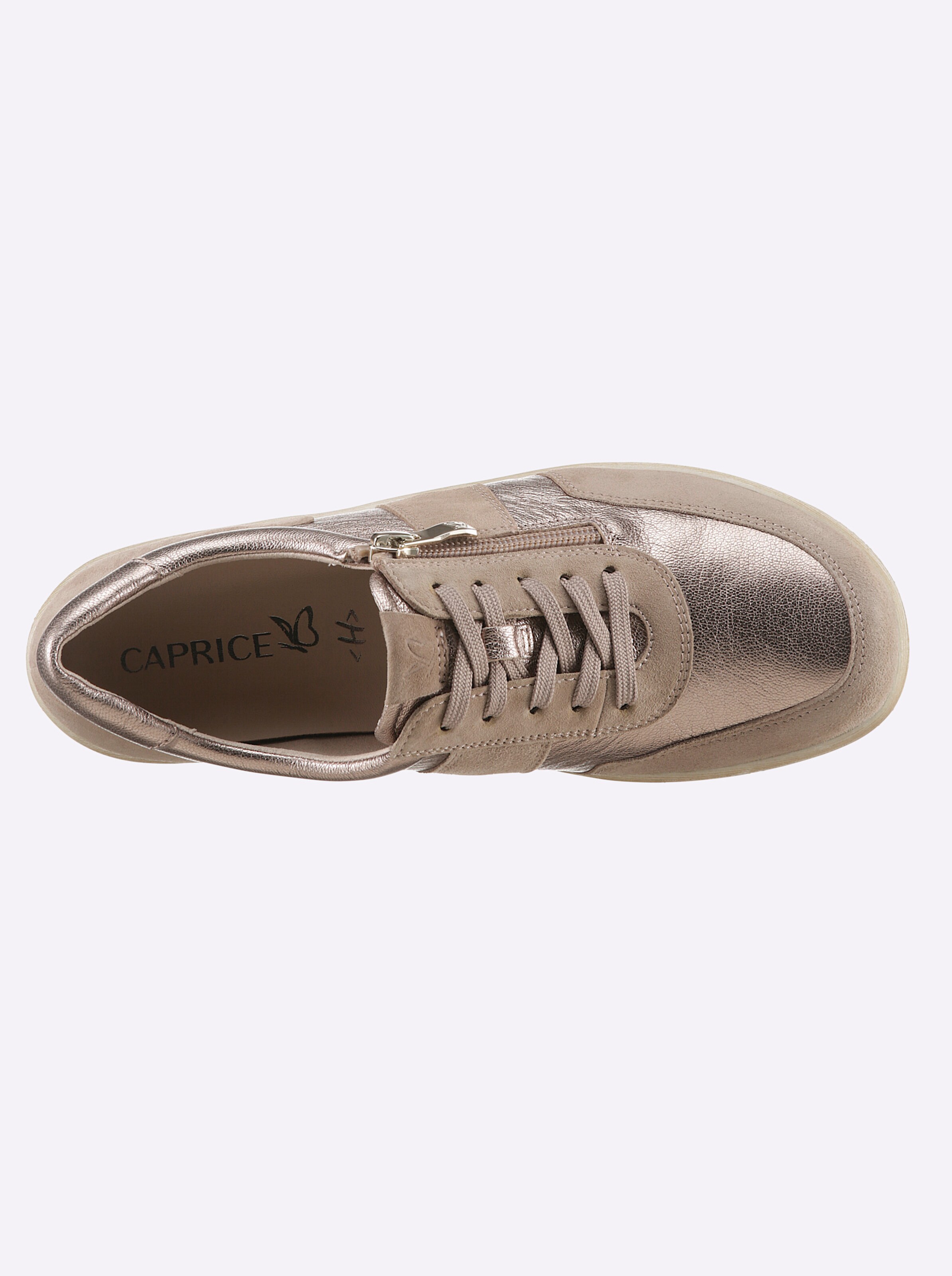 Caprice Schnürschuh in taupe