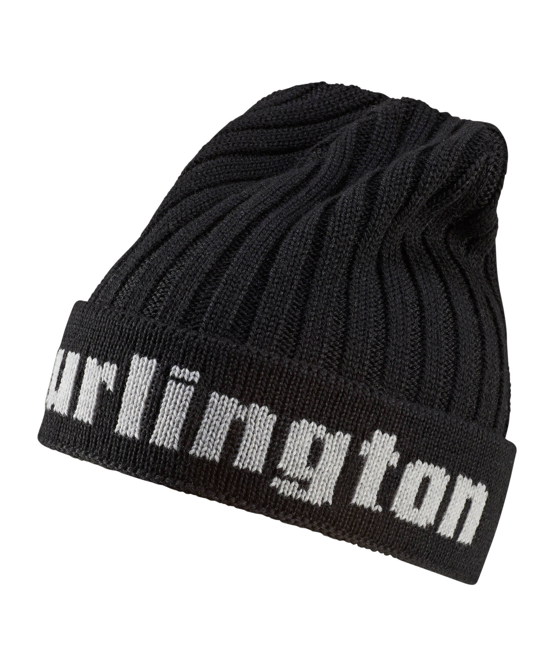 Burlington| Strickmütze LOGO mit Schurwolle