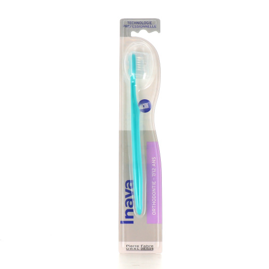 Brosse à dents manuelle Orthodontie 7-12 ans Inava