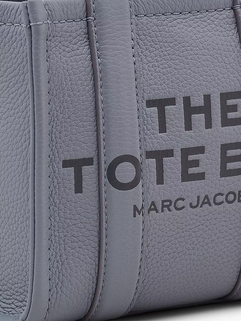 MARC JACOBS Ledertasche - Tote Bag THE MINI TOTE grau