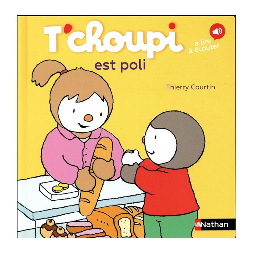 Livre T'Choupi est poli