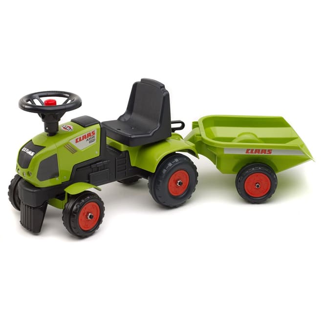Rutscherfahrzeug - Falk Traktor Claas mit Anhänger - 1012B