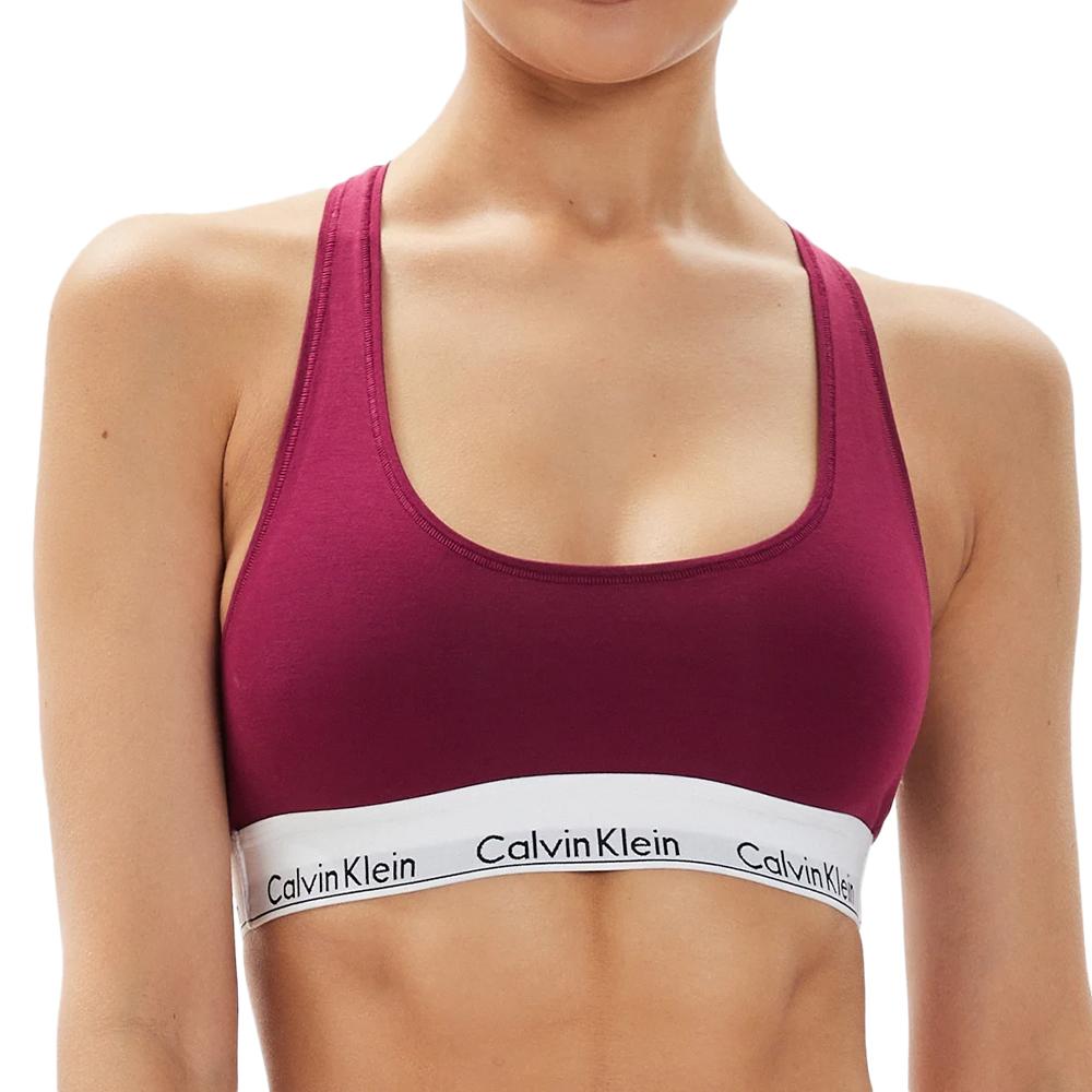 Calvin Klein Jeans Brassière Rouge Femme Calvin Klein Jeans Unlined