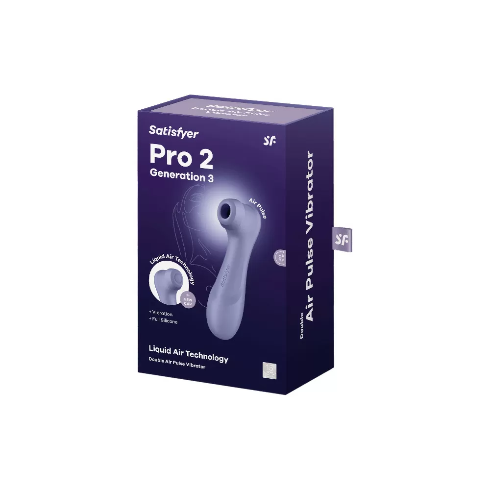 Satisfyer Pro 2 Gen 3, Liquid Air Klitoris Stimulator - Lilla