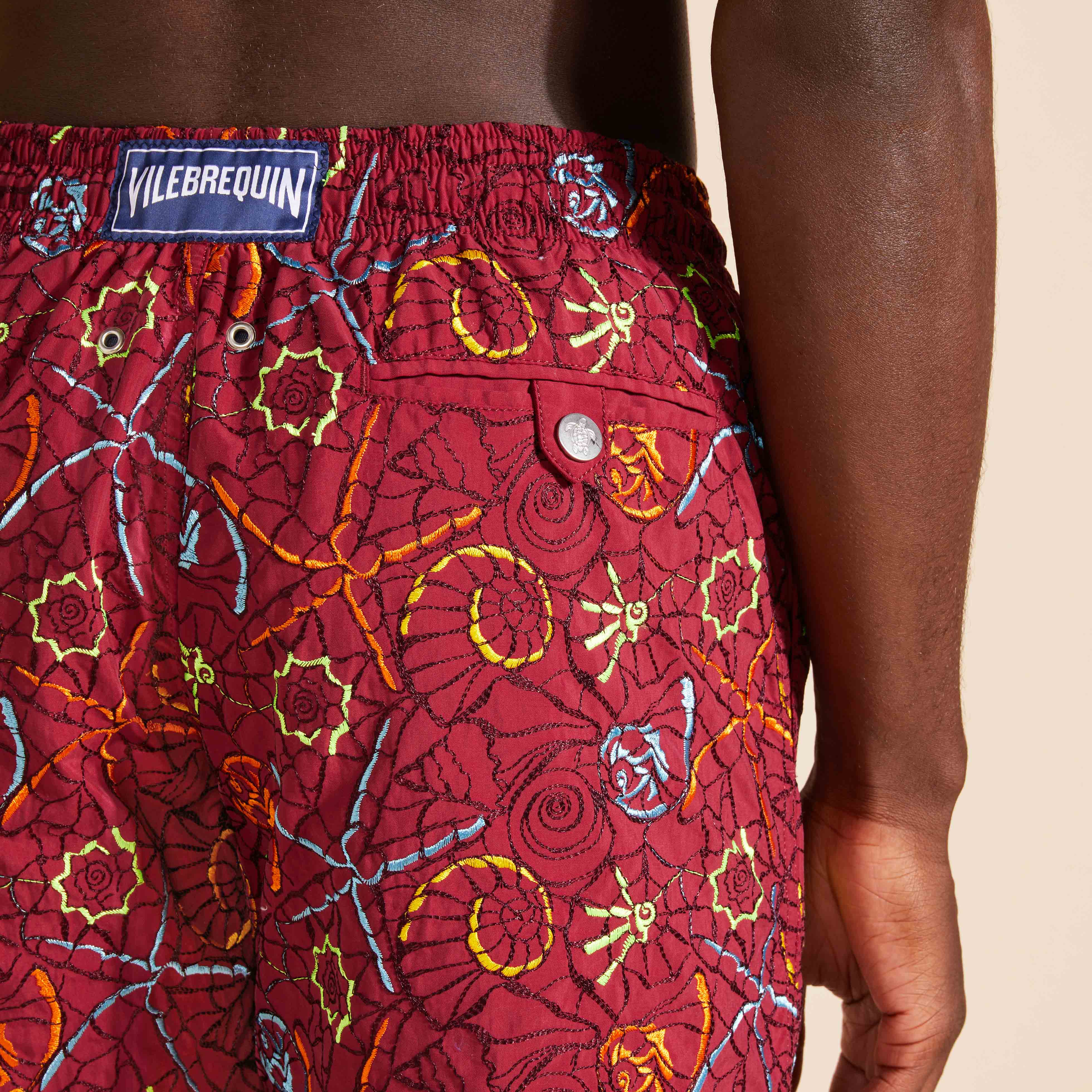 Maillot de Bain Homme Brodé Noumea Sea