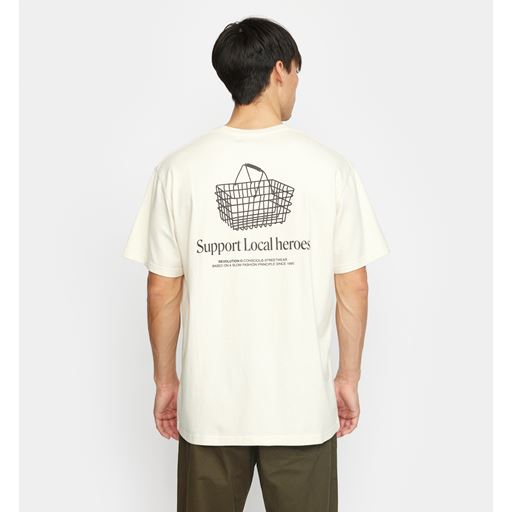 Revolution Printed T-shirt, Offwhite, XL