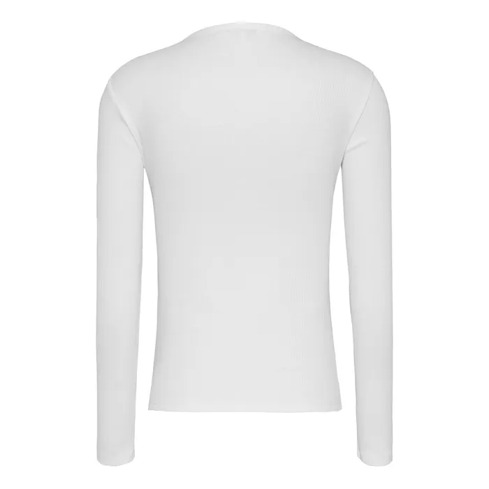 Tommy Hilfiger Slim Button Rib Longsleeve Shirt Dames