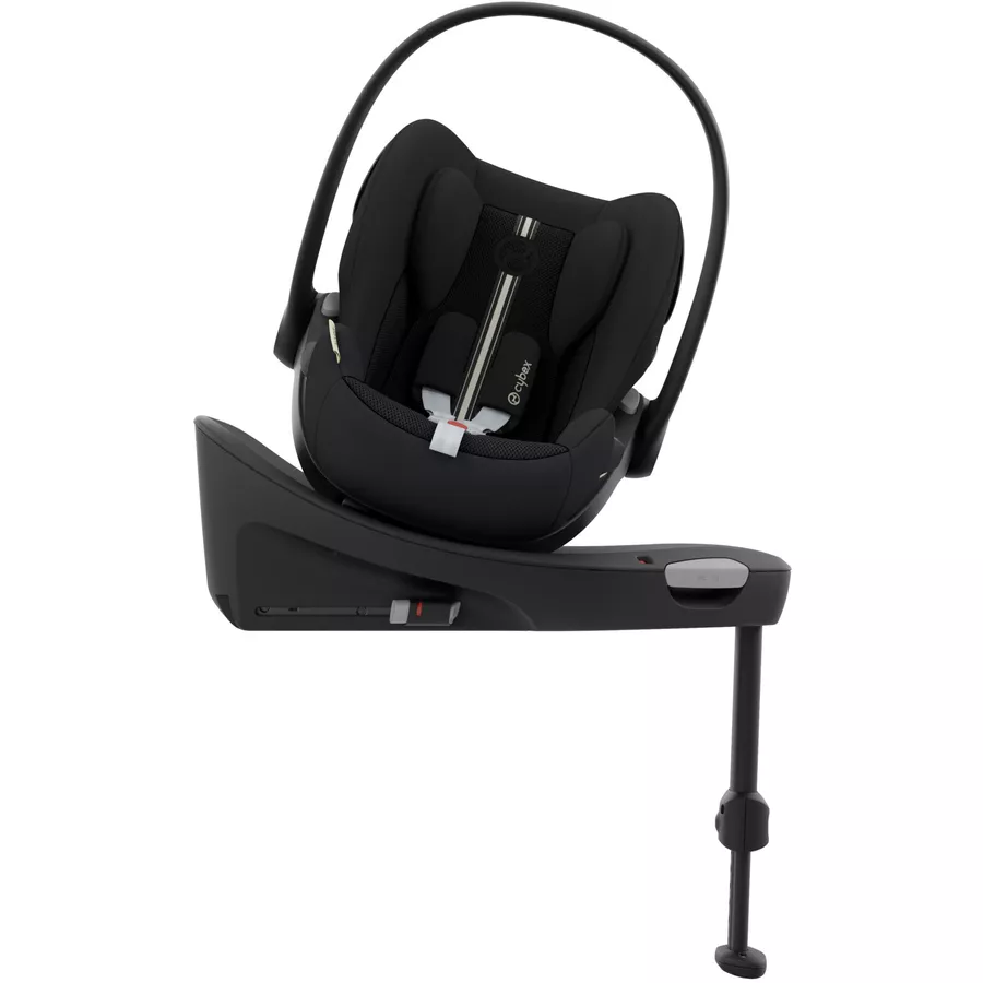 cybex GOLD Babyschale Cloud G i-Size Plus Moon Black Plus mit Basisstation Base G