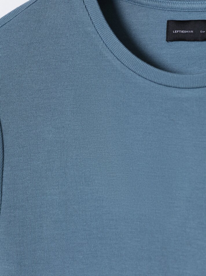 Camiseta de malha - Azul claro