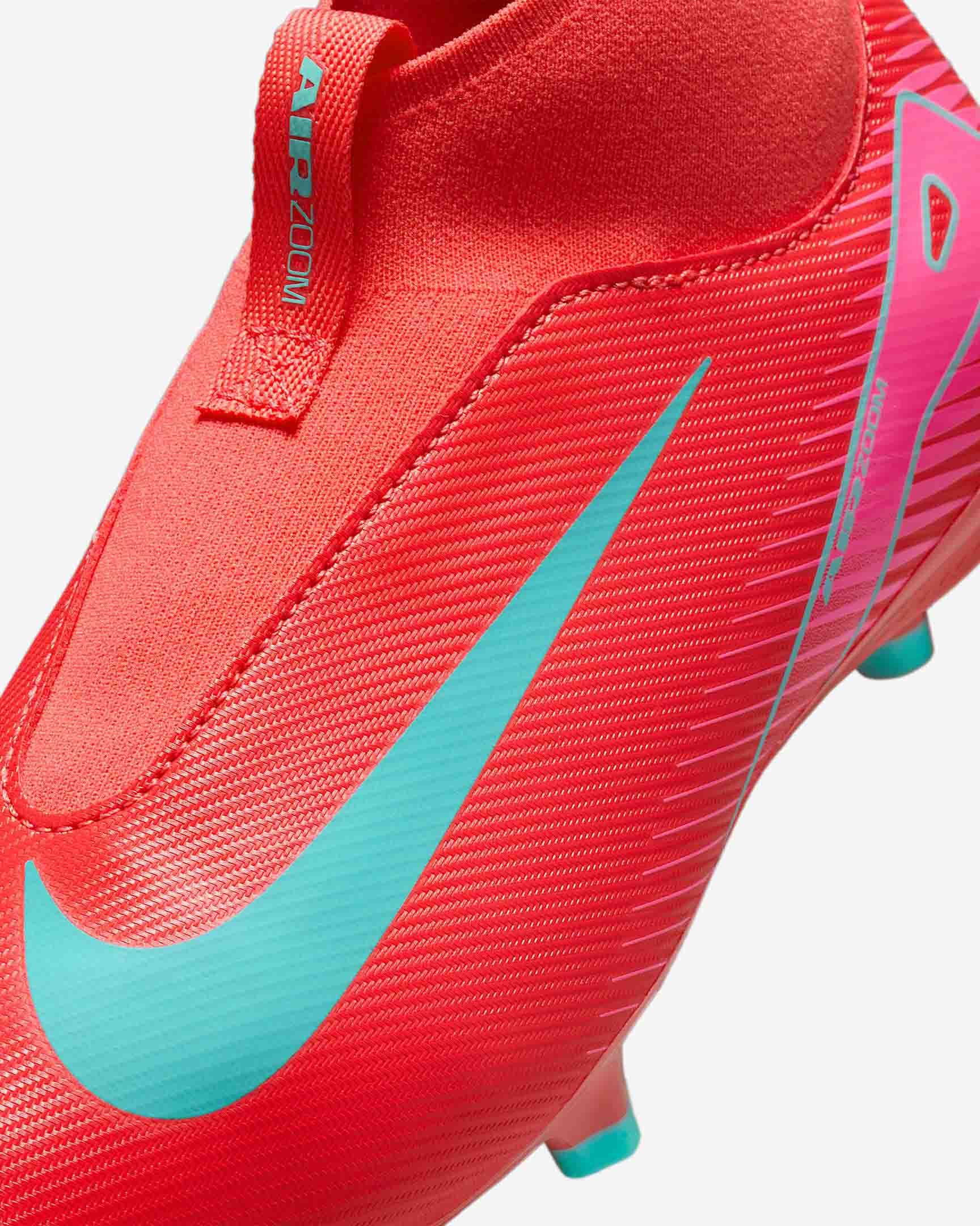 Mercurial Superfly 10 Academy FG/MG Junior 800/Ember Glow/Aurora Green