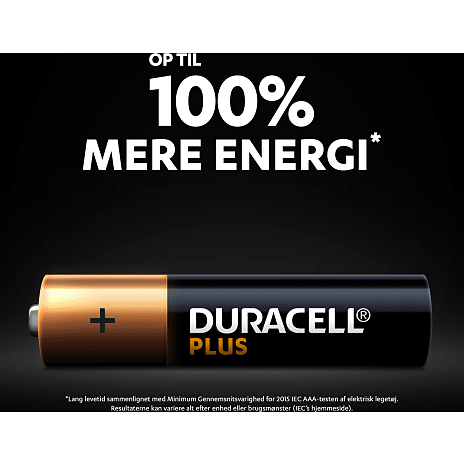 Duracell Plus AAA batterier 8-pak
