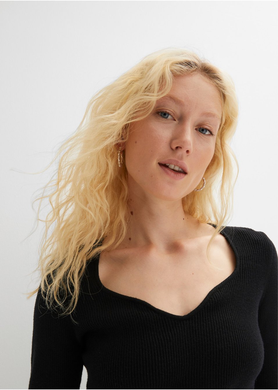 Pull à décolleté cœur