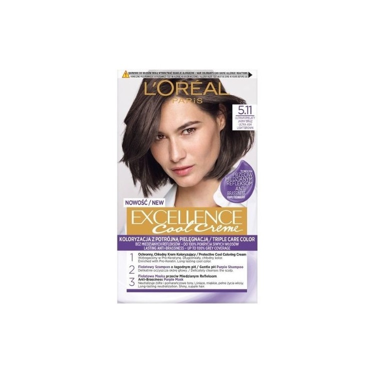 L'oreal Excellence Creme Haarverf / 5.11 / Ultra Ash Lichtbruin