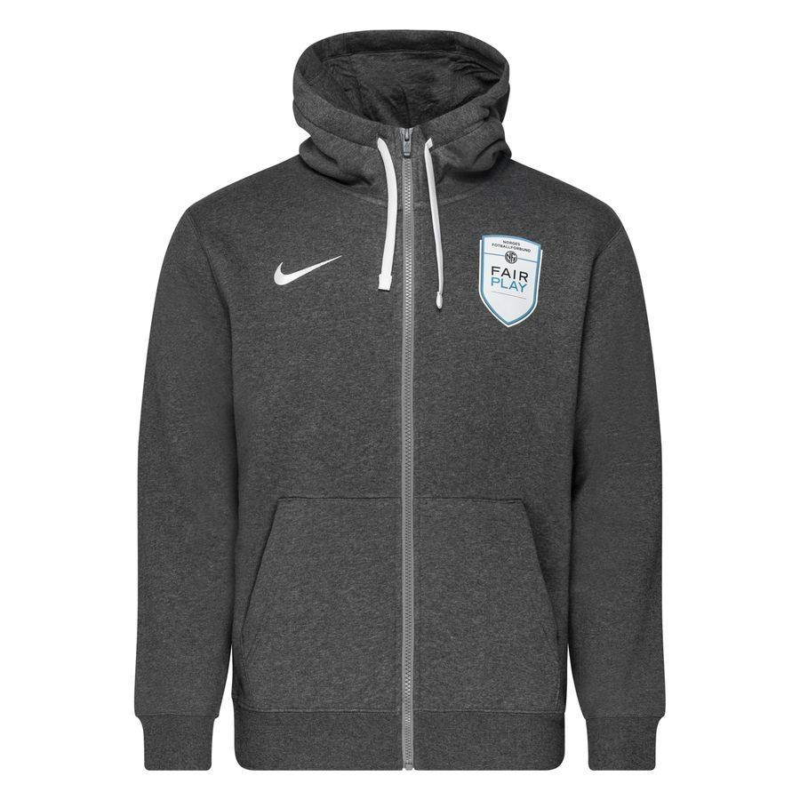 Nike Sweat à Capuche Fleece FZ Park 20 - Gris/Blanc