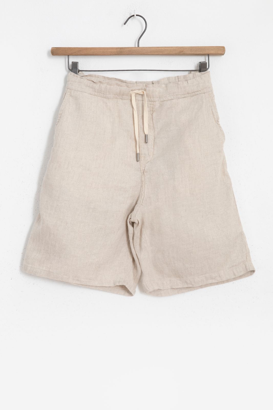 Beige shorts met aantrekkoord
