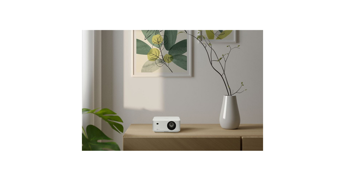 OptomaML1080 Ultra draagbare RGB triple laser DLP-projector  (Wit, 1200 ANSI lumen)