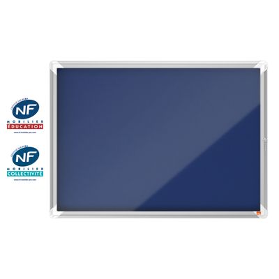 Nobo - Vitrine intérieure 8 A4 (925 x 668 mm) - cadre bleu