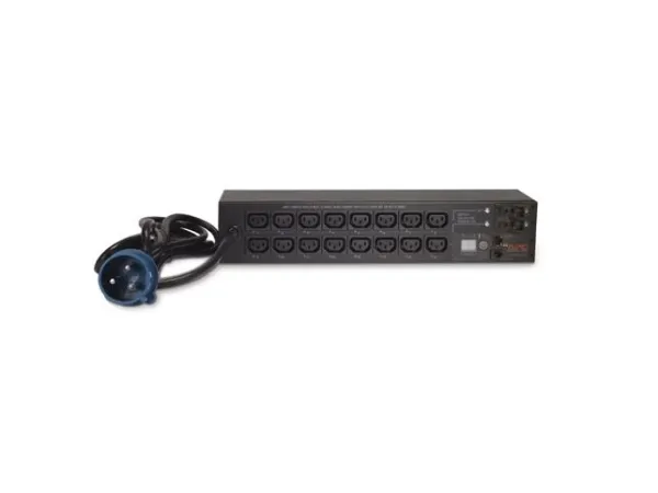 APC Switched Rack PDU AP7922B - Strømfordelingsenhed (rackversion) - AC 230 V - Ethernet 10/100 - input: IEC 60309 32A - output-stikforbindelser: 16 (power IEC 60320 C13) - 2U - 3.66 m ledning - for P/N: SCL400RMJ1U, SCL500RMI1UC, SCL500RMI1UNC, SMTL