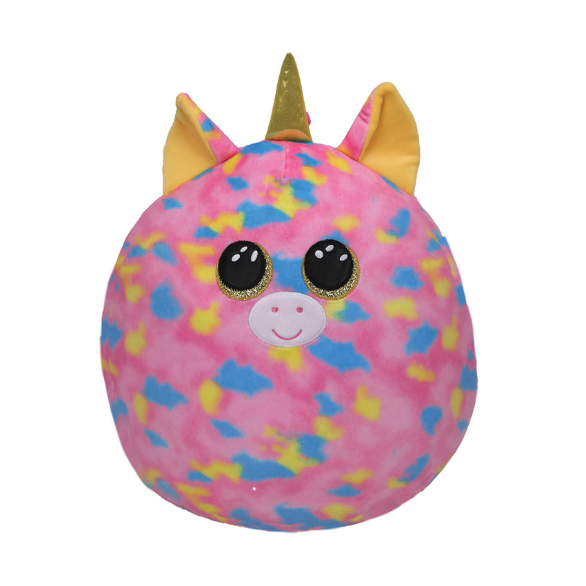 Coussin peluche Squish a Boos 20 cm Fantasia la licorne