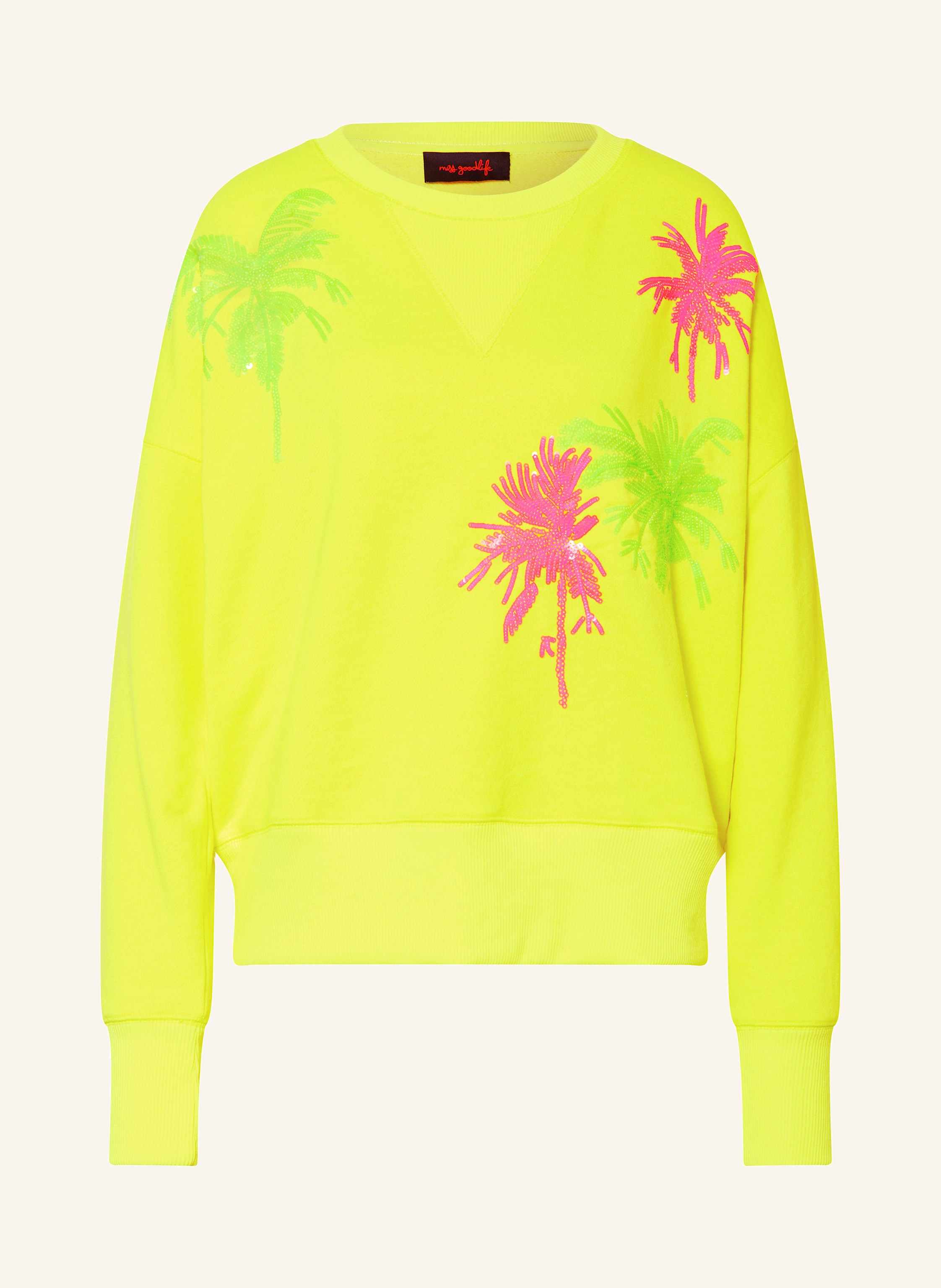 miss goodlife Sweatshirt mit Pailletten