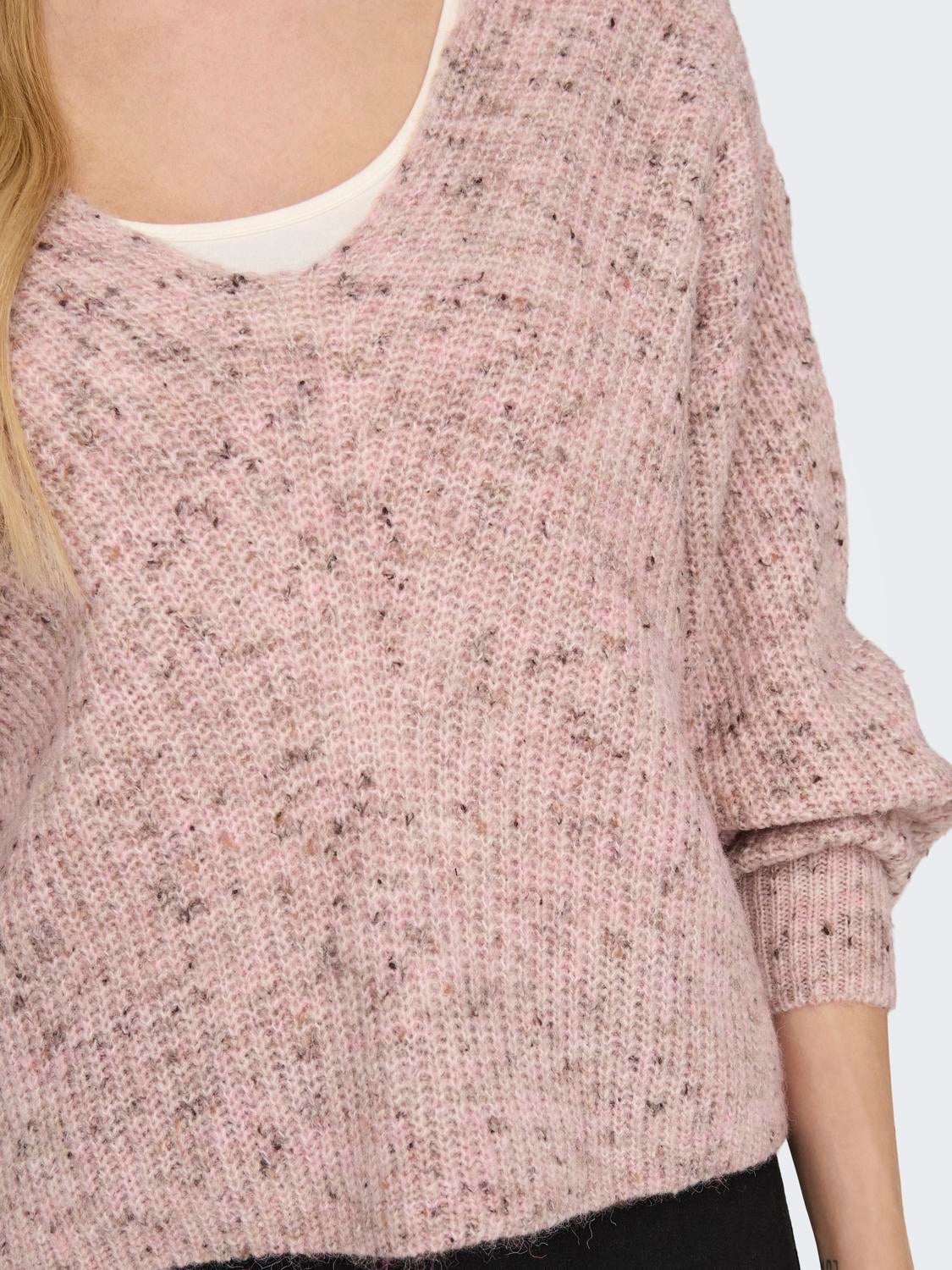 ONLVENEDA Strickpullover Pale Dogwood