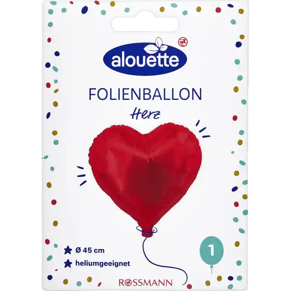 Folienballon Herz