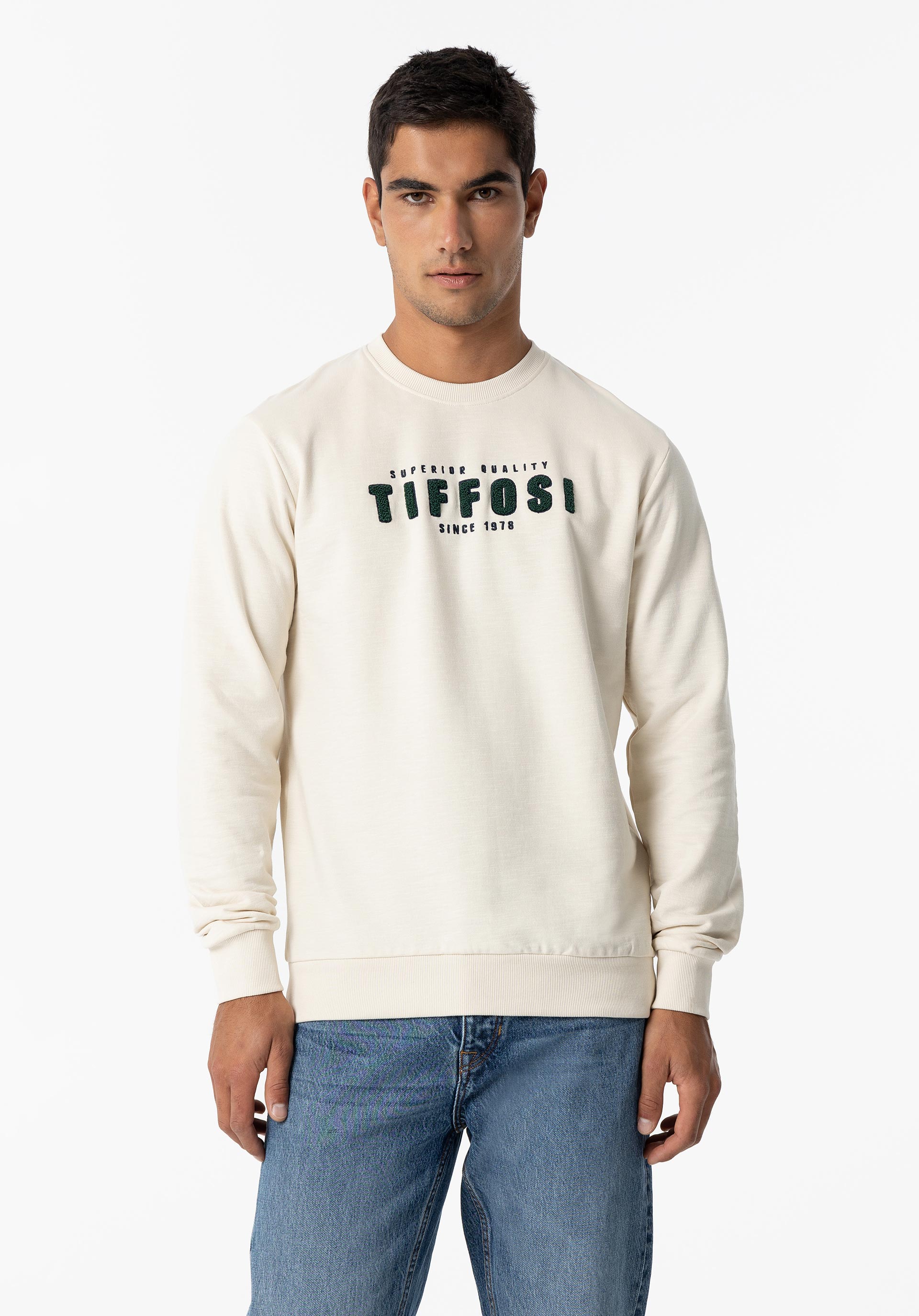 Sweatshirt com Bordado Turco