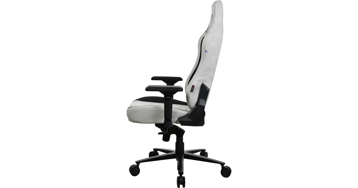 ArozziVernazza Supersoft Fabric - Light Grey gamestoel  (Lichtgrijs)
