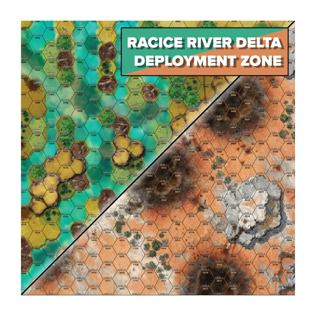 BattleTech Neoprene Battle Mat - Tukayyid