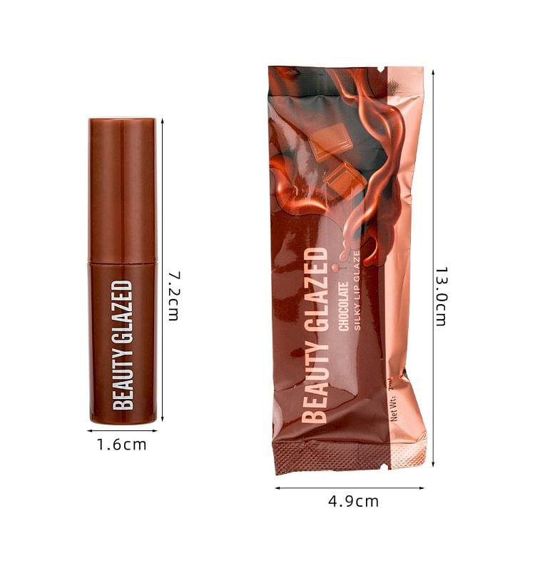 BEAUTY GLAZED - Chocolade Zijdezachte Lip Glaze - 12 Kleuren