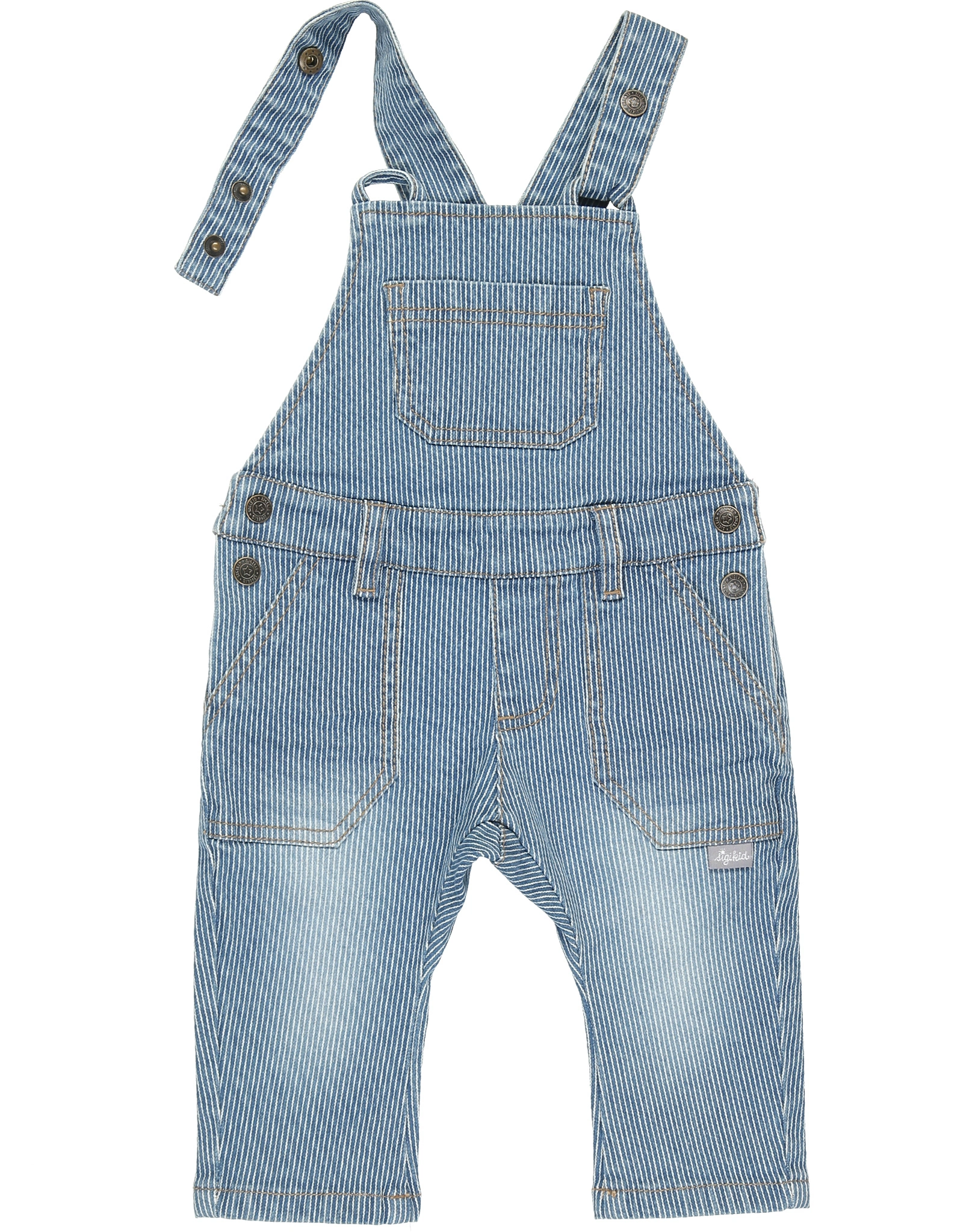 Jeans-Latzhose FOREST LOVE in dunkelblau
