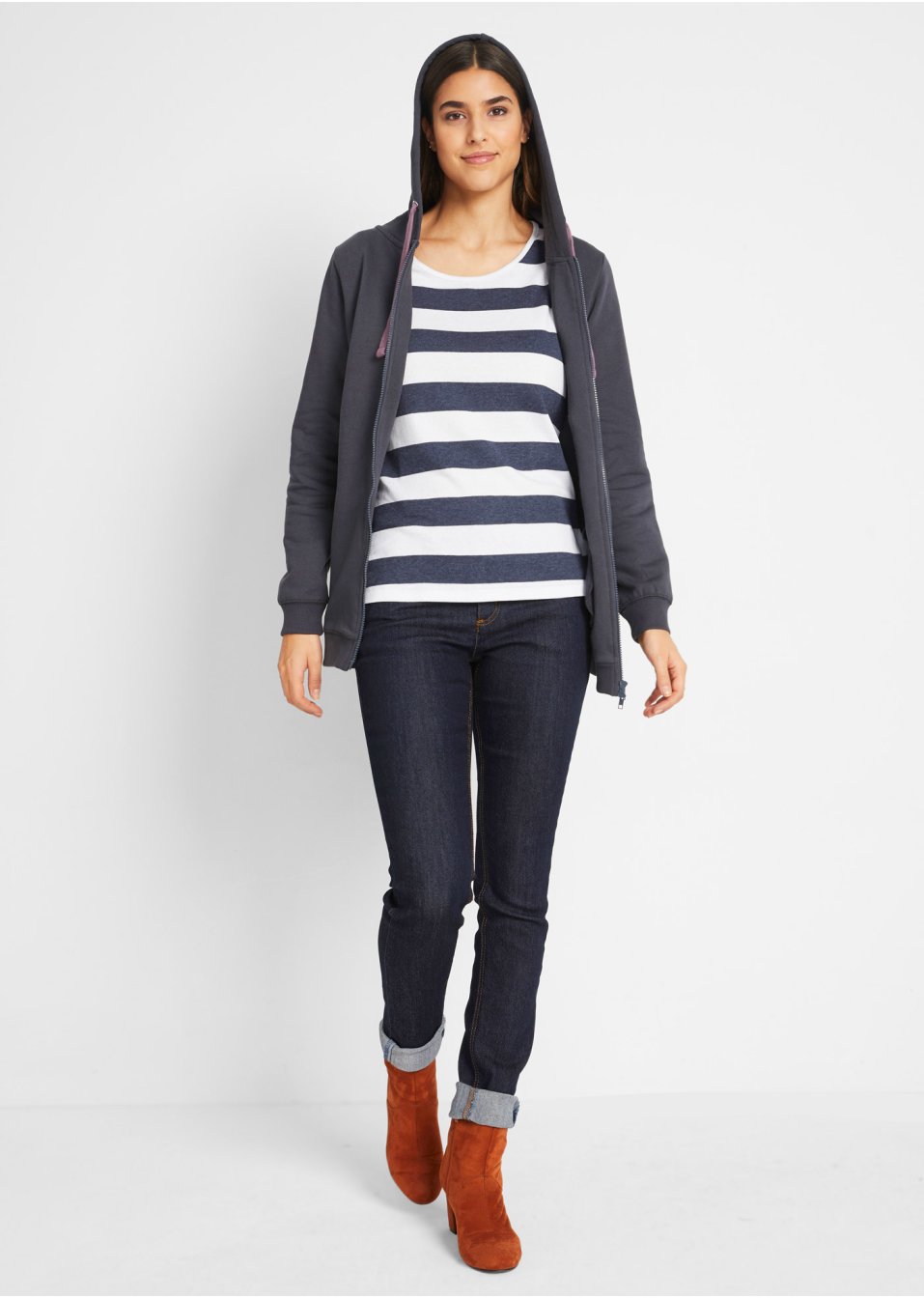 Jean Skinny taille moyenne, extensible