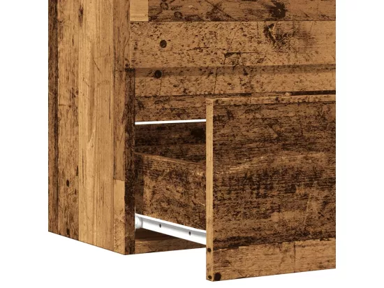 Armoire de salle de bain vieux bois bois d'ingénierie
