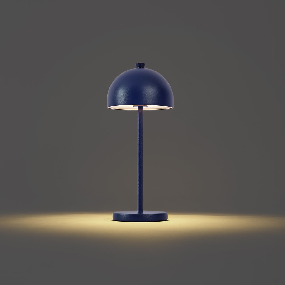 Tafellamp blauw incl. LED IP54 oplaadbaar met laadstation - Squirrel