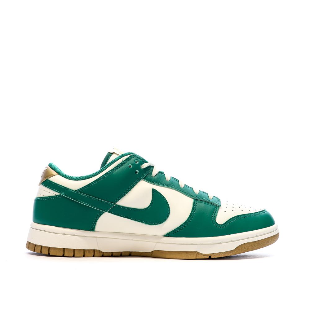 Nike Baskets Blanche/Verte Femme Nike Dunk