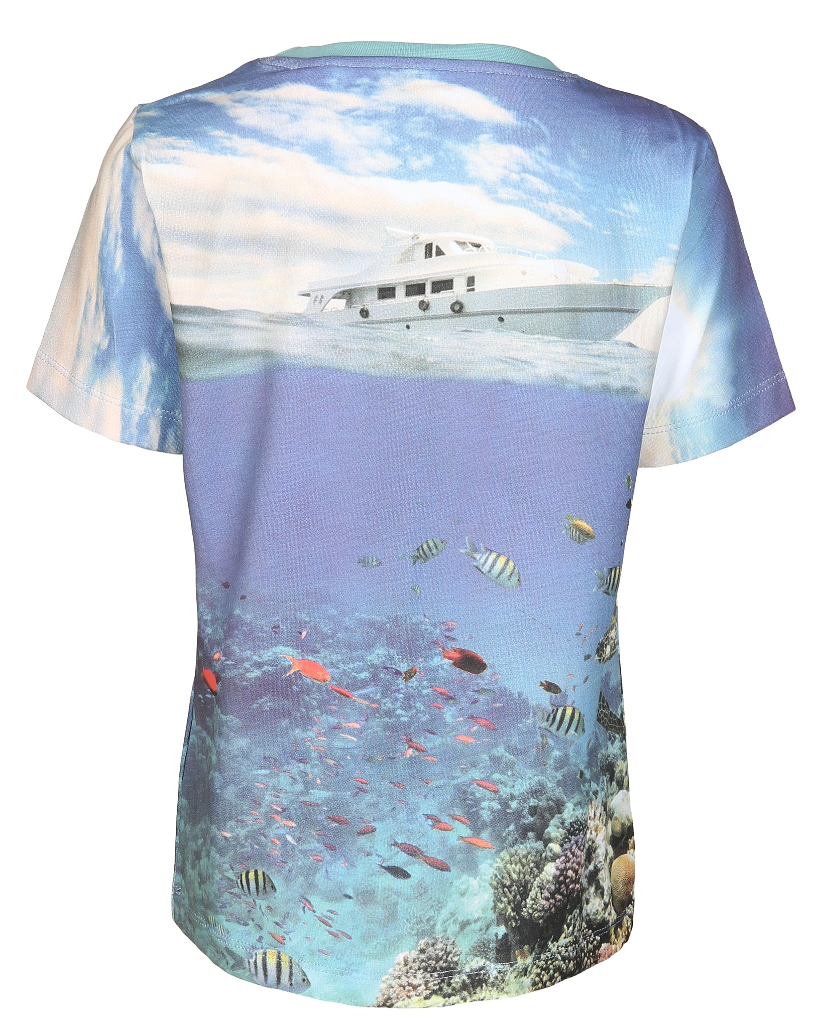 T-Shirt UNDERWATER in blau