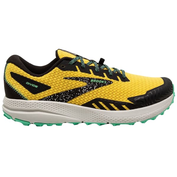 Chaussure trail BROOKS DIVIDE 4 LEMON CHROME/BLACK/SPRING BUD