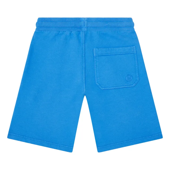 SMALLABLE BASICS Short Garçon Molleton Bio | Bleu azur
